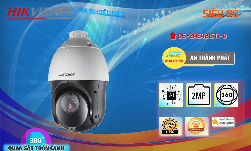 DS-2AE4215TI-D sắc nét Hikvision