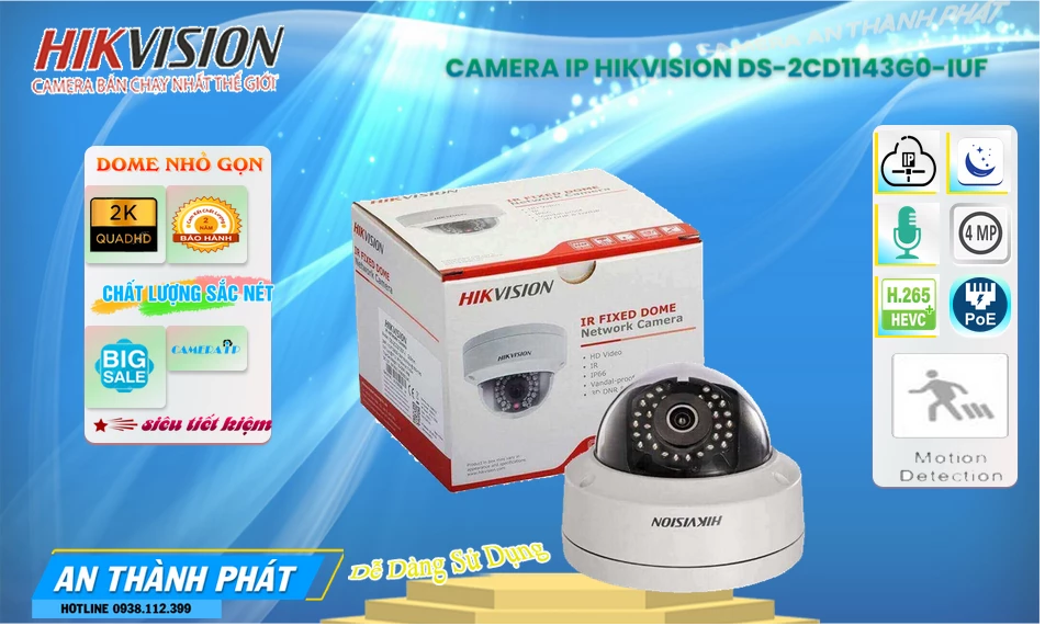 Camera DS-2CD1143G0-IUF Hikvision