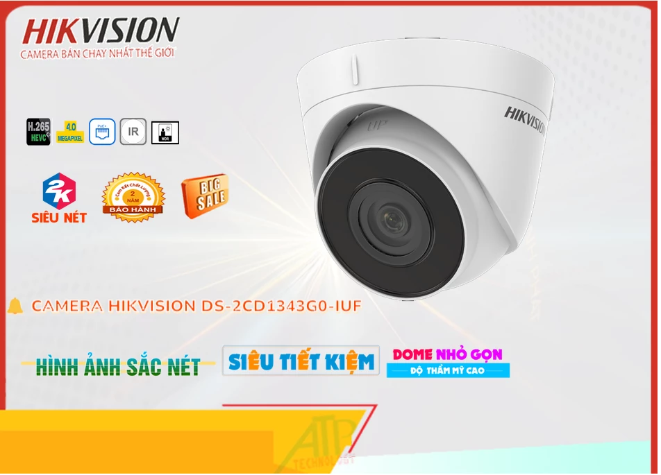 Camera DS-2CD1343G0-IUF Hikvision Camera DS-2CD1343G0-IUF Hikvision