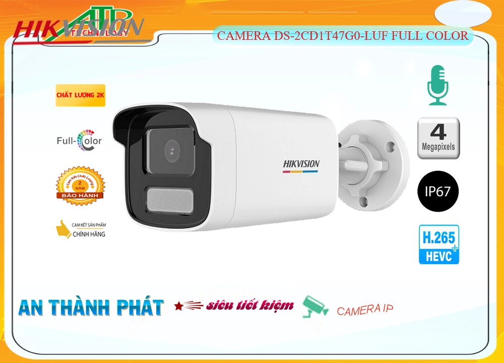 DS-2CD1T47G0-LUF Camera Công Nghệ IP Thiết kế Đẹp Hikvision DS-2CD1T47G0-LUF Camera Công Nghệ IP Thiết kế Đẹp Hikvision