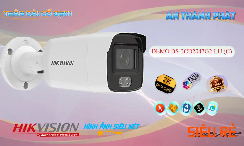 Camera Hikvision DS-2CD2047G2-LU (C)