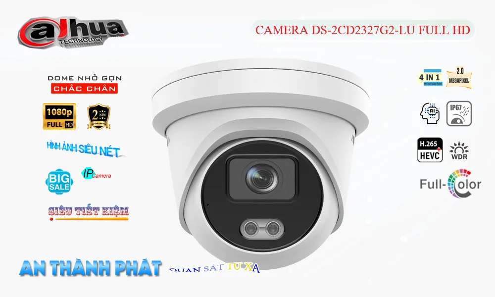 DS-2CD2327G2-LU sắc nét Hikvision DS-2CD2327G2-LU sắc nét Hikvision