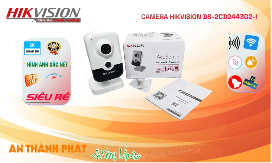 DS-2CD2443G2-I sắc nét Hikvision DS-2CD2443G2-I sắc nét Hikvision