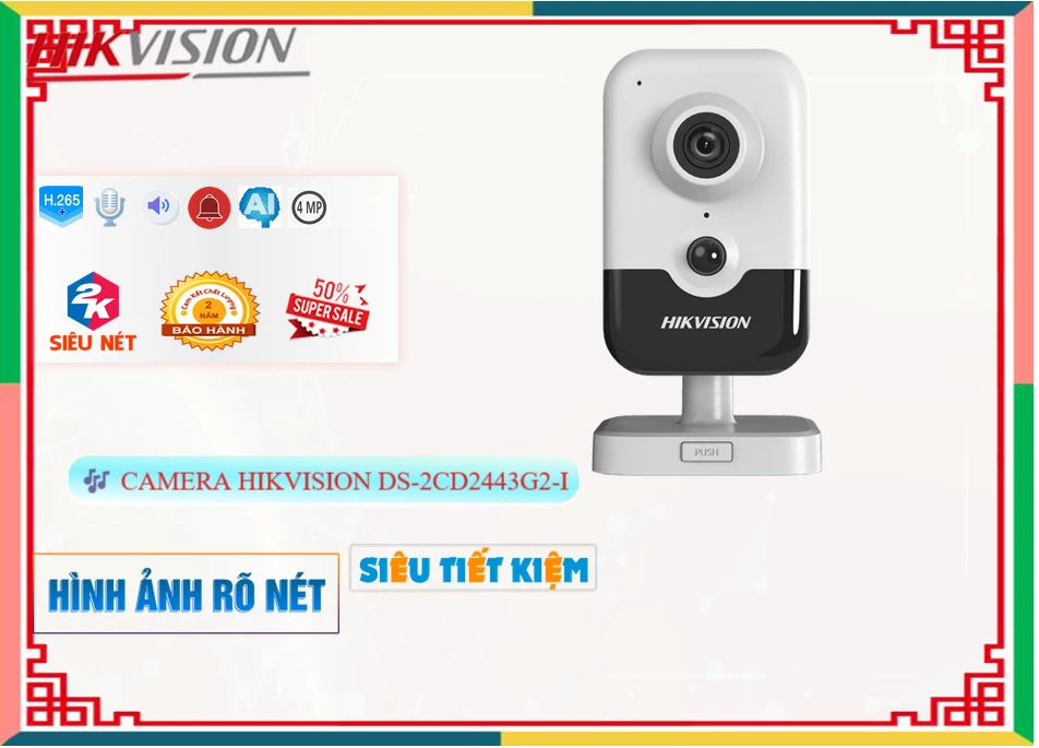 DS-2CD2443G2-I sắc nét Hikvision DS-2CD2443G2-I sắc nét Hikvision