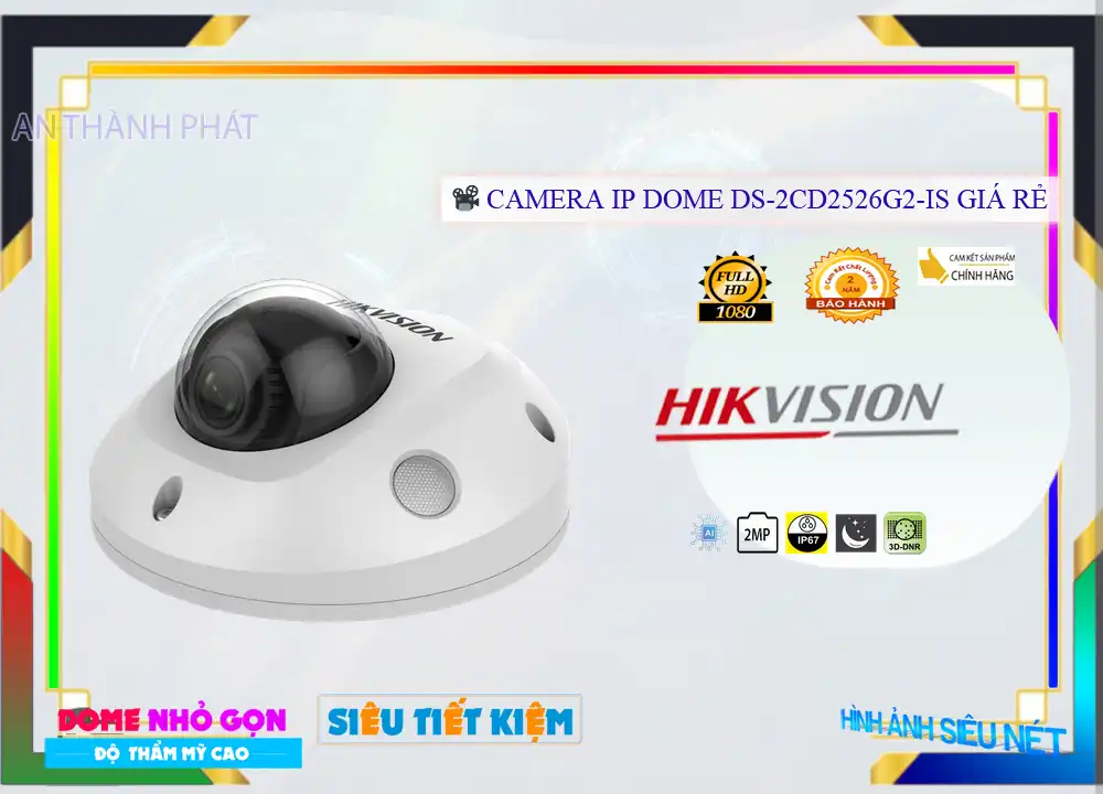DS-2CD2526G2-IS sắc nét Hikvision DS-2CD2526G2-IS sắc nét Hikvision