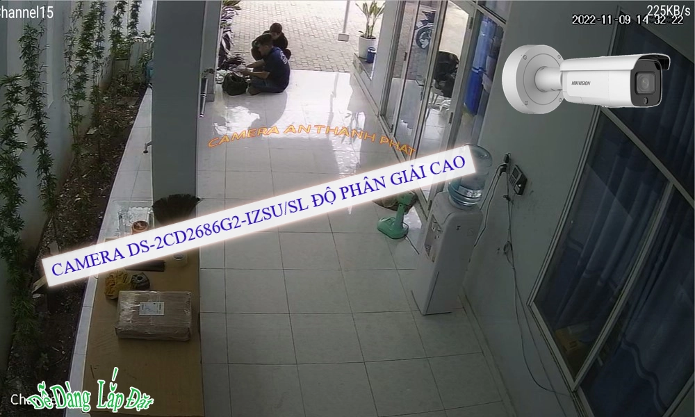 Camera Hikvision DS-2CD2686G2-IZSU/SL Mẫu Đẹp