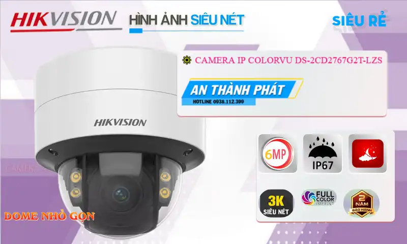 Camera Hikvision DS-2CD2767G2T-LZS