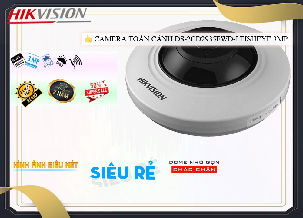 DS-2CD2935FWD-I sắc nét Hikvision ➠ DS-2CD2935FWD-I sắc nét Hikvision ➠