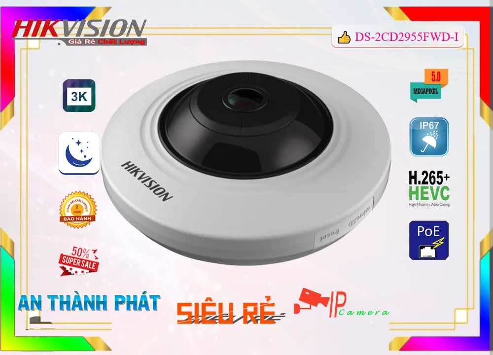 Camera DS-2CD2955FWD-I Hikvision Camera DS-2CD2955FWD-I Hikvision