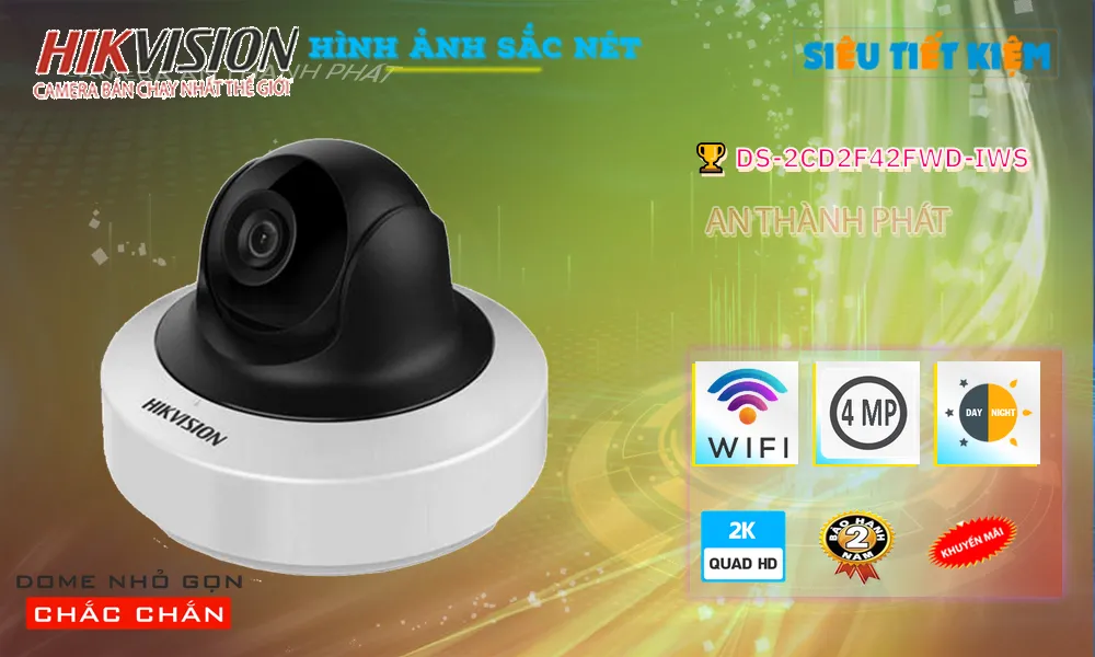 Camera DS-2CD2F42FWD-IWS  Hikvision Giá rẻ