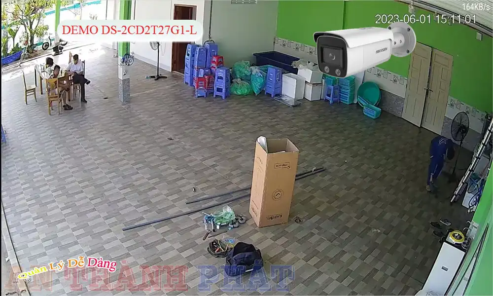 DS-2CD2T27G1-L sắc nét Hikvision