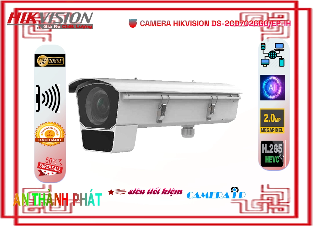 Camera Hikvision DS-2CD7026G0/EP-IH Tiết Kiệm Camera Hikvision DS-2CD7026G0/EP-IH Tiết Kiệm