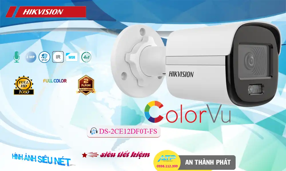 DS-2CE12DF0T-F sắc nét Hikvision