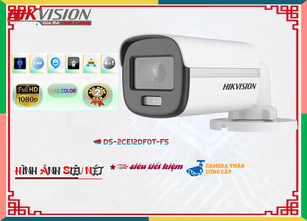 DS-2CE12DF0T-F sắc nét Hikvision