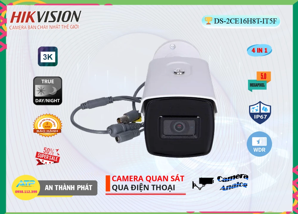 Camera DS-2CE16H8T-IT5F Hikvision Camera DS-2CE16H8T-IT5F Hikvision