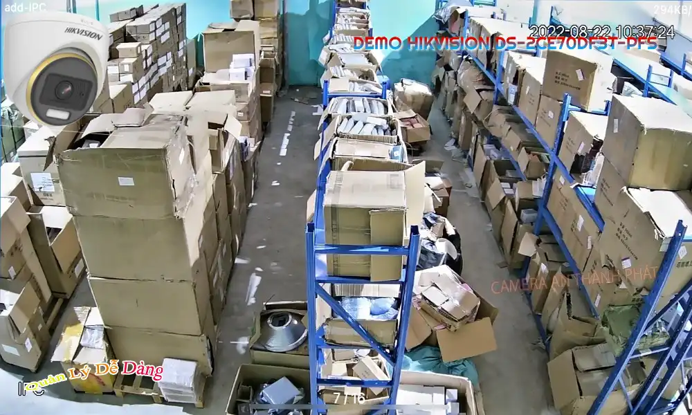 DS-2CE70DF3T-PFS sắc nét Hikvision