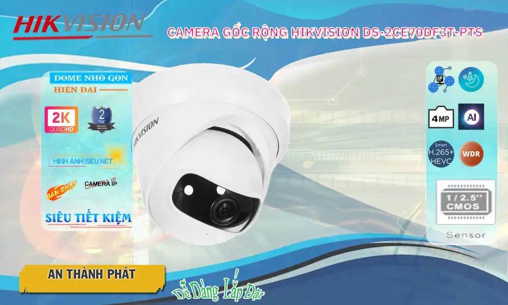 ➠ DS-2CE70DF3T-PTS sắc nét Hikvision ➠ DS-2CE70DF3T-PTS sắc nét Hikvision