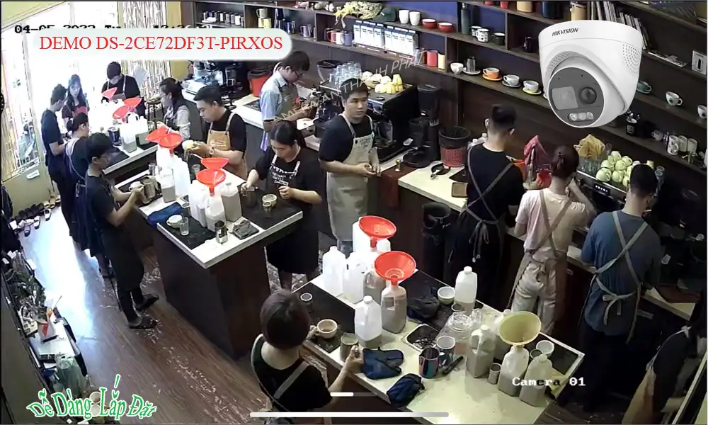 DS-2CE72DF3T-PIRXOS sắc nét Hikvision DS-2CE72DF3T-PIRXOS sắc nét Hikvision