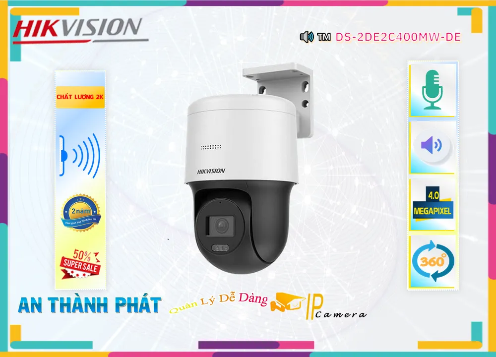 ➠ DS-2DE2C400MW-DE sắc nét Hikvision ➠ DS-2DE2C400MW-DE sắc nét Hikvision