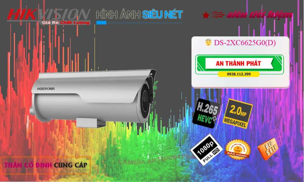 DS-2XC6625G0(D) sắc nét Hikvision ➠
