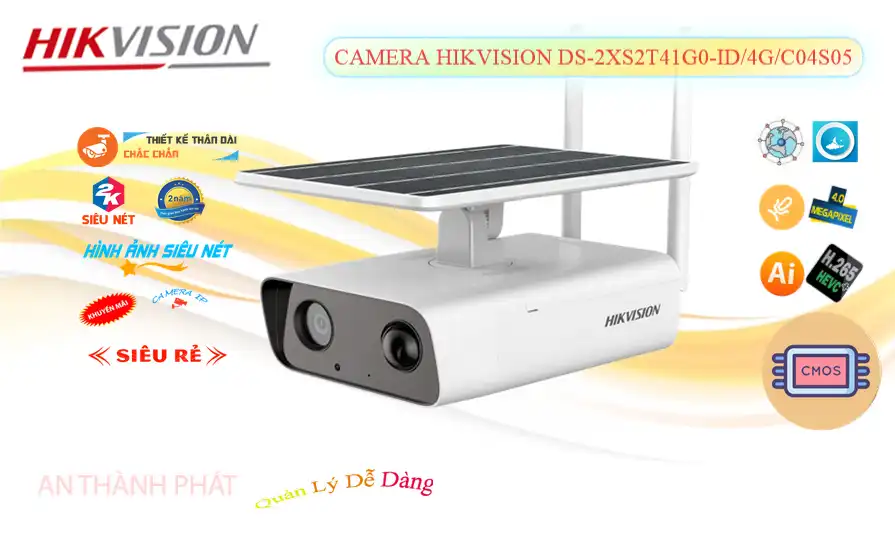 DS-2XS2T41G0-ID/4G/C04S05 sắc nét Hikvision