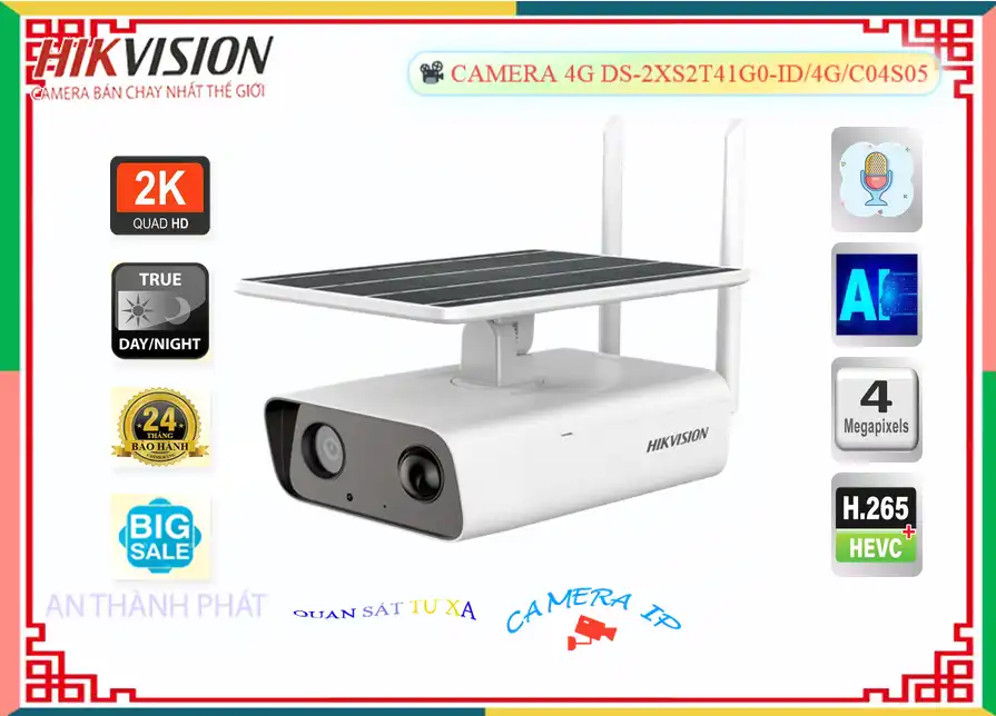 DS-2XS2T41G0-ID/4G/C04S05 sắc nét Hikvision