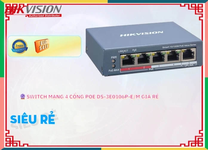 DS-3E0106P-E/M Switch chuyển đổi dữ liệu,thông số DS-3E0106P-E/M,DS-3E0106P-E/M Giá rẻ,DS 3E0106P E/M,chức năng DS-3E0106P-E/M,giá kỹ thuật DS-3E0106P-E/M,DS-3E0106P-E/M bán uy tín,Bán Sỉ DS-3E0106P-E/M,Giá Bán DS-3E0106P-E/M,DS-3E0106P-E/M chiết khấu cao,DS-3E0106P-E/M Bán Giá Rẻ,DS-3E0106P-E/M Giá rẻ nhất,DS-3E0106P-E/M Chiết khấu cao