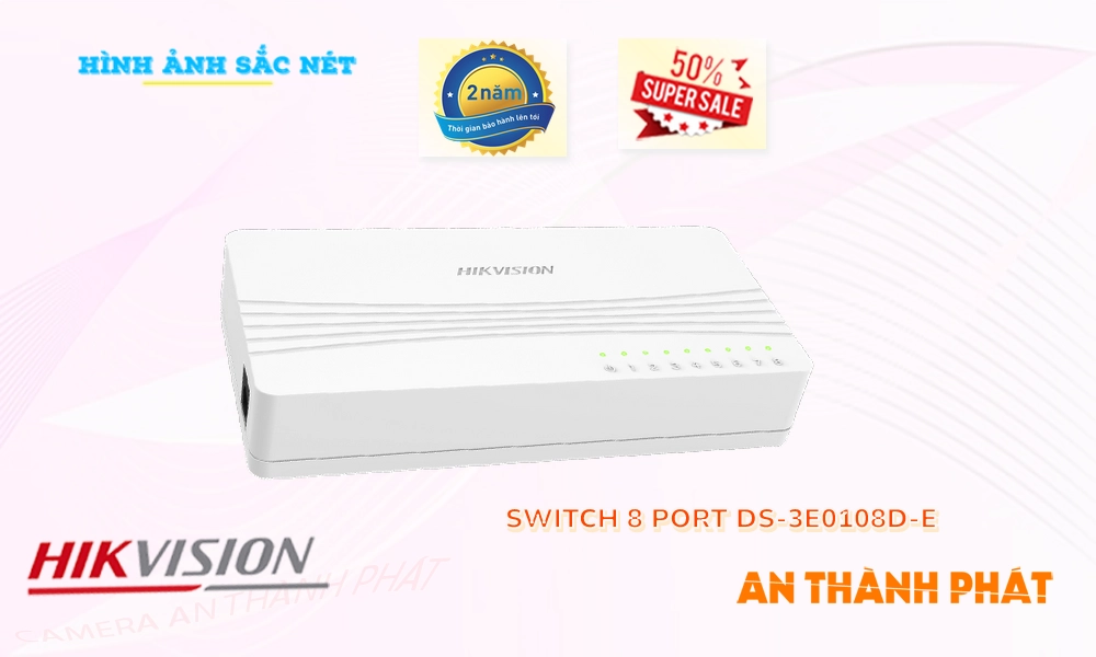 Switch chuyển đổi mạng DS-3E0108D-E Switch chuyển đổi mạng DS-3E0108D-E