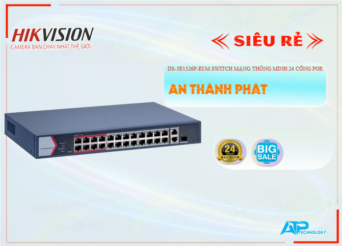 Switch chuyển đổi mạng DS-3E1326P-EI/M Switch chuyển đổi mạng DS-3E1326P-EI/M