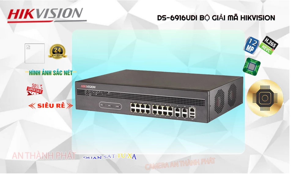 DS-6916UDI sắc nét Hikvision ➠