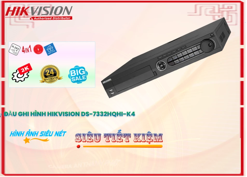 Đầu Ghi Hikvision DS-7332HQHI-K4,Giá DS-7332HQHI-K4,DS-7332HQHI-K4 Giá hấp dẫn,Bán rẻ ,Giá buôn ,Địa Chỉ Bán DS-7332HQHI-K4 HD Anlog ,DS-7332HQHI-K4 Giá rẻ nhất,Giá Bán DS-7332HQHI-K4,DS-7332HQHI-K4 nơi bán rẻ nhất,DS-7332HQHI-K4 bán rẻ