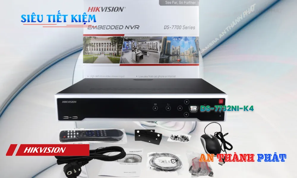 DS-7732NI-K4 sắc nét Hikvision DS-7732NI-K4 sắc nét Hikvision