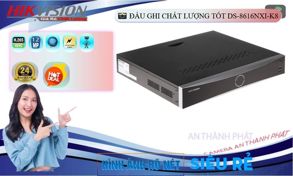 DS-8616NXI-K8 sắc nét Hikvision DS-8616NXI-K8 sắc nét Hikvision