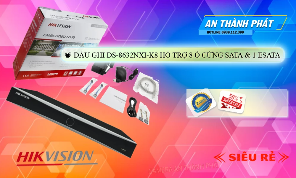 DS-8632NXI-K8 sắc nét Hikvision DS-8632NXI-K8 sắc nét Hikvision