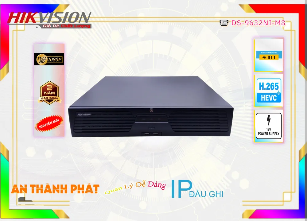DS-9632NI-M8 sắc nét Hikvision DS-9632NI-M8 sắc nét Hikvision