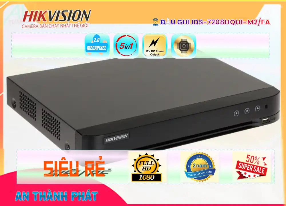 IDS-7208HQHI-M2/FA sắc nét Hikvision IDS-7208HQHI-M2/FA sắc nét Hikvision