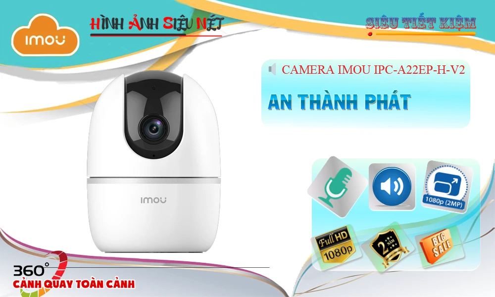 IPC-A22EP-H-V2 sắc nét Wifi Imou ➠