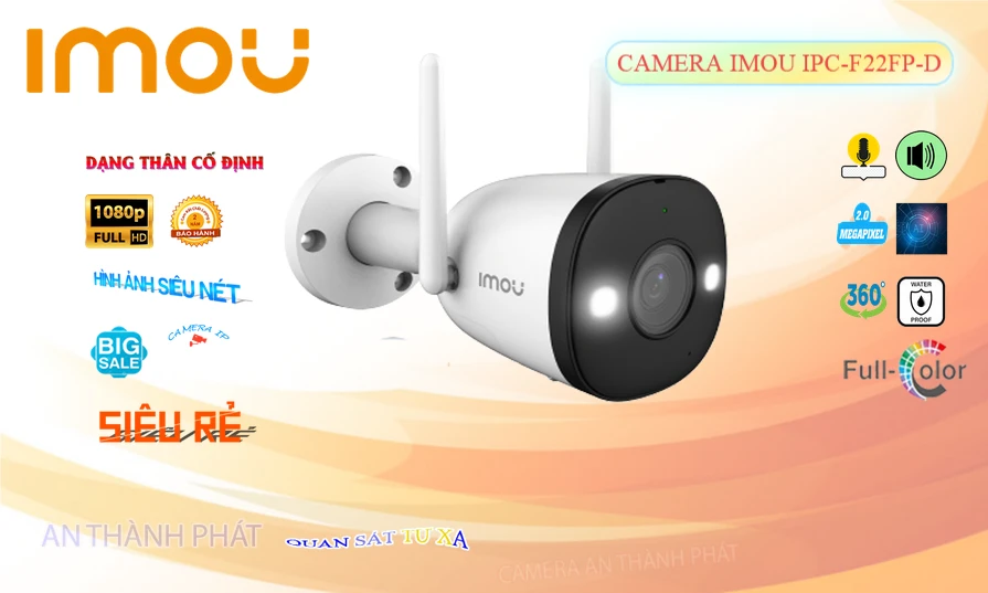 IPC-F22FP-D sắc nét Wifi Imou