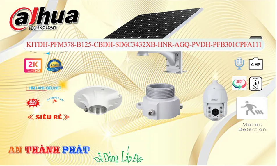 KIT/DH-PFM378-B125-CB/DH-SD6C3432XB-HNR-AGQ-PV/DH-PFB301C/PFA111