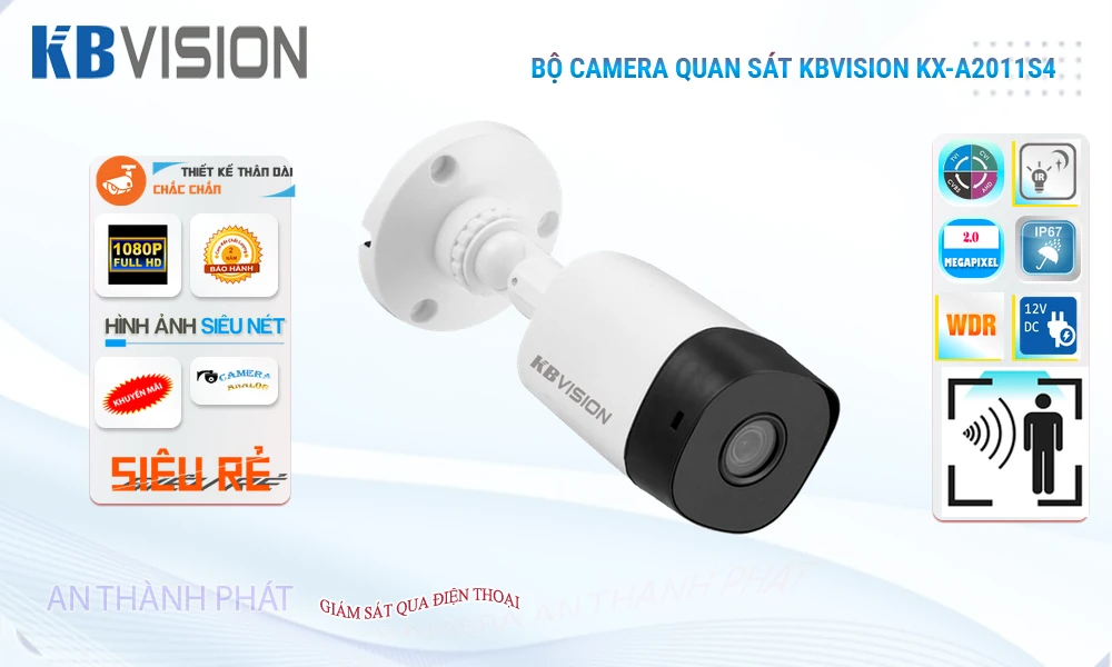 KX-A2011S4 KBvision đang khuyến mãi KX-A2011S4 KBvision đang khuyến mãi