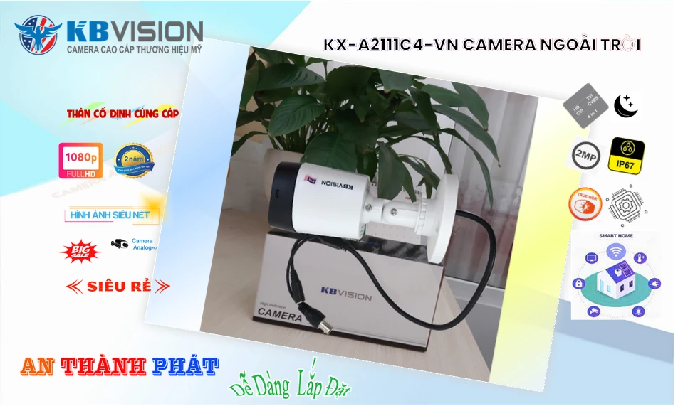 KX-A2111C4-VN sắc nét KBvision