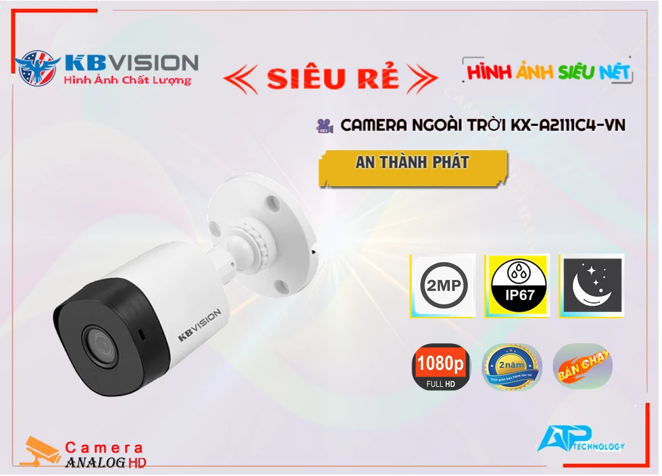 KX-A2111C4-VN sắc nét KBvision