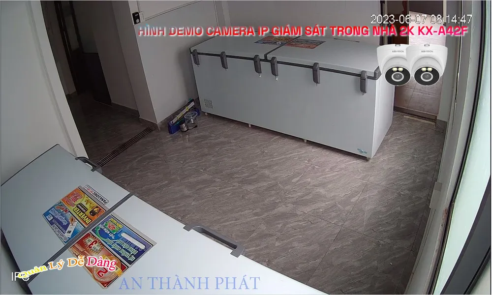 KX-A42F Wifi Không Dây khả nang Cảm biến chuyển động chống trộm Camera Giá Rẻ KBvision