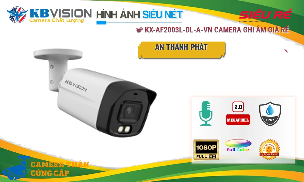 KX-AF2003L-DL-A-VN Camera KBvision Chi phí phù hợp KX-AF2003L-DL-A-VN Camera KBvision Chi phí phù hợp