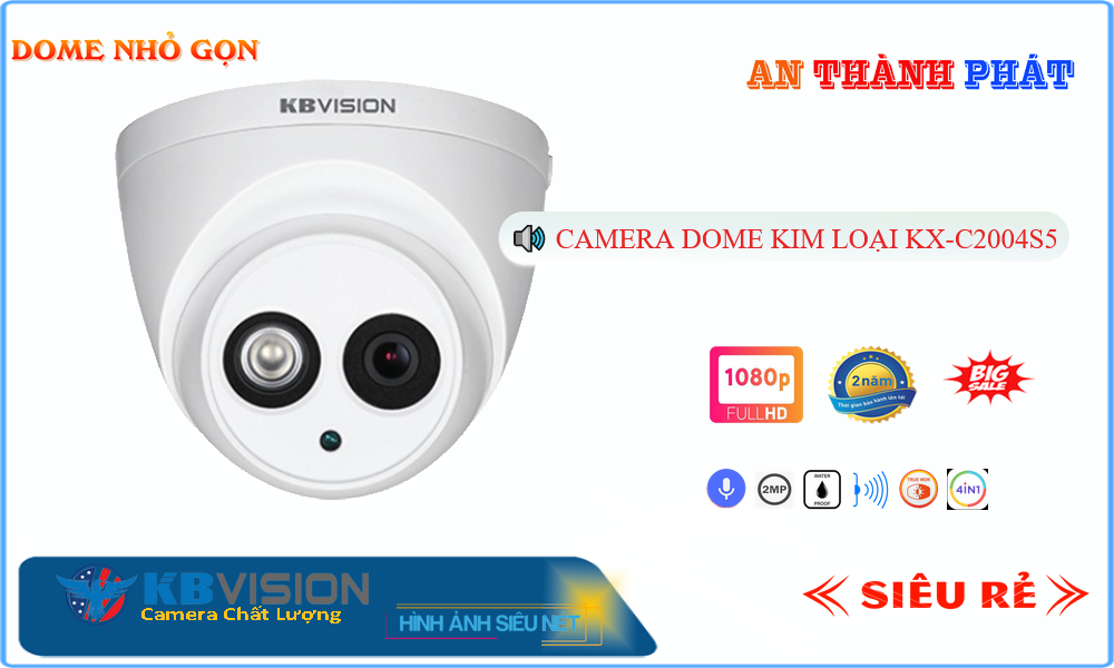KX-C2004S5 Camera Giá Rẻ KBvision KX-C2004S5 Camera Giá Rẻ KBvision