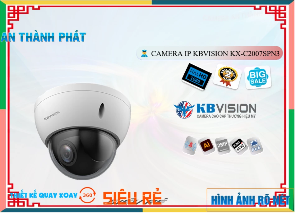 Camera KX-C2007sPN3  KBvision Giá rẻ