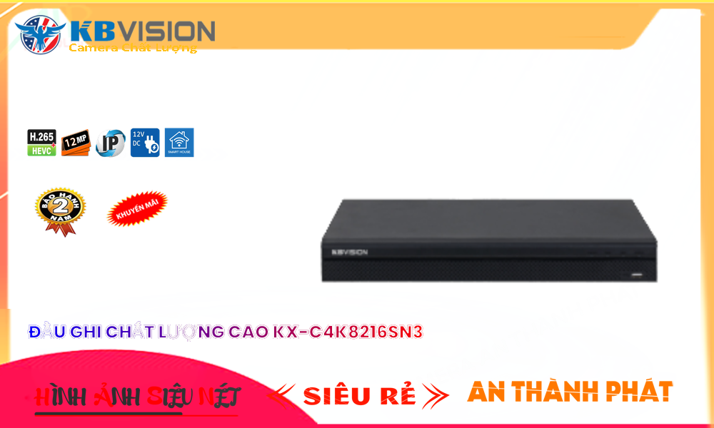 KX-C4K8216SN3 Đầu ghi Camera KBvision KX-C4K8216SN3 Đầu ghi Camera KBvision
