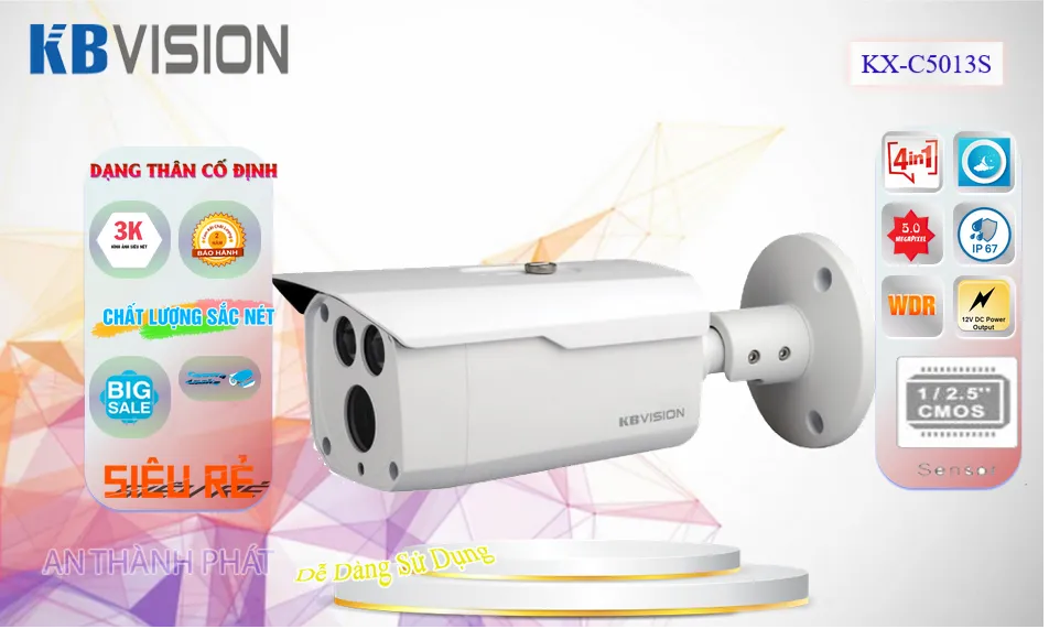 KX-C5013S sắc nét KBvision KX-C5013S sắc nét KBvision
