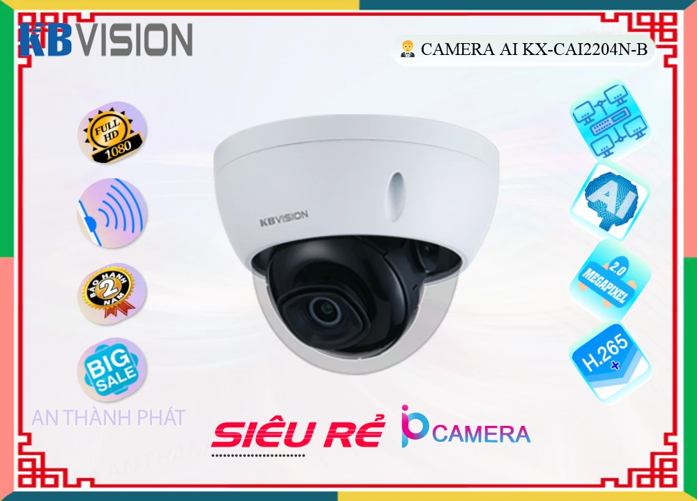 KX-CAi2204N-B sắc nét KBvision KX-CAi2204N-B sắc nét KBvision