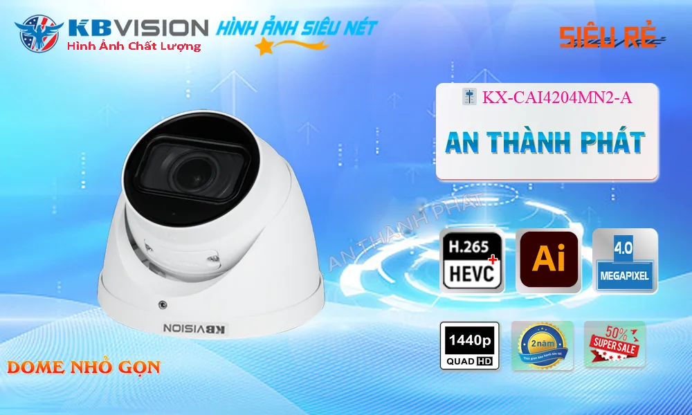 KX-CAi4204MN2-A sắc nét KBvision KX-CAi4204MN2-A sắc nét KBvision